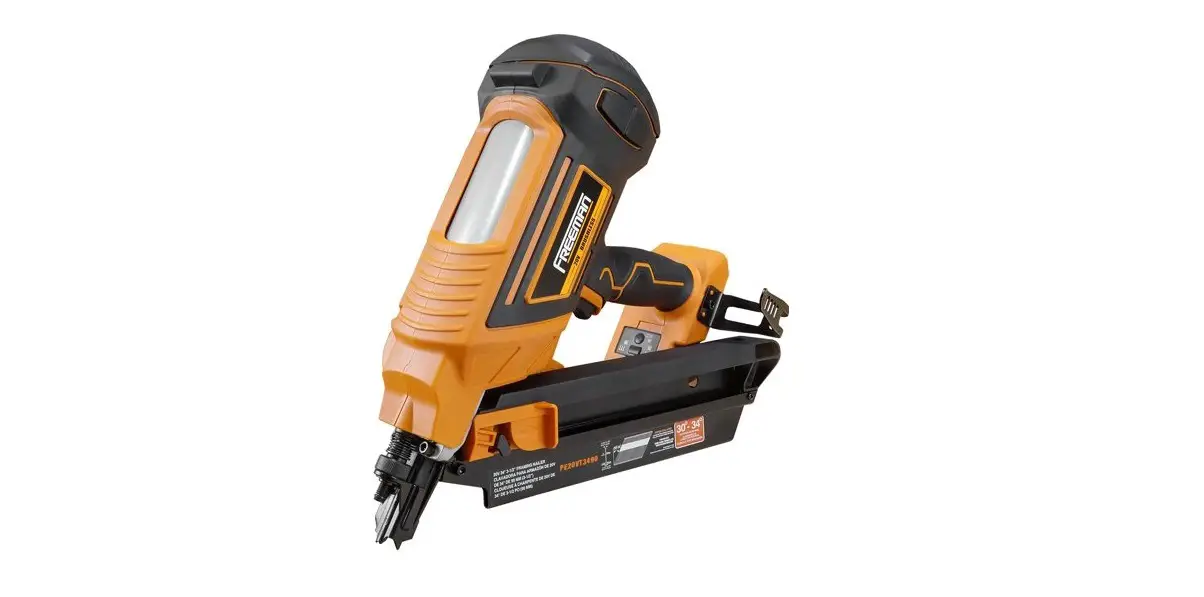Freeman Pe20vt3490 20v Cordless Brushless 34 Degree Framing Nailer User Guide