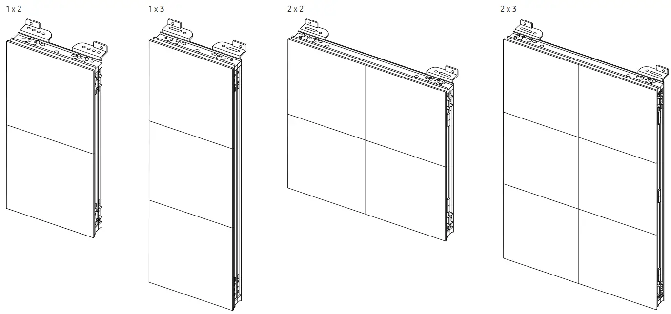 SAMSUNG XHB E Series Outdoor LED Signage - Installing the cabinets