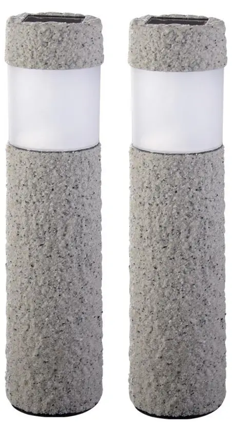 951420 Solar Bollard Lamps Set of 2