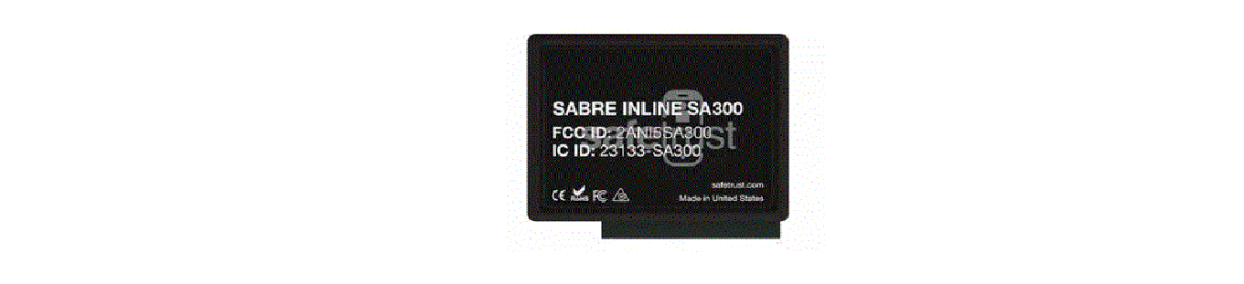 Safetrust Sa300 Sabre Inline Combination Bluetooth Low Energy Reader User Guide