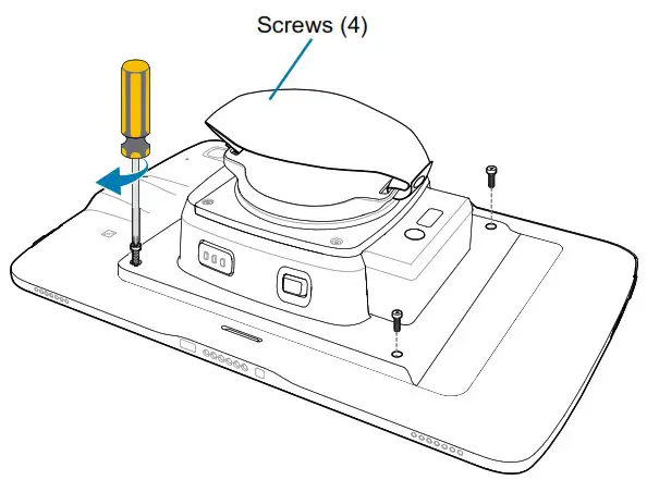 ZEBRA ET4X Expansion Back - Installation 3