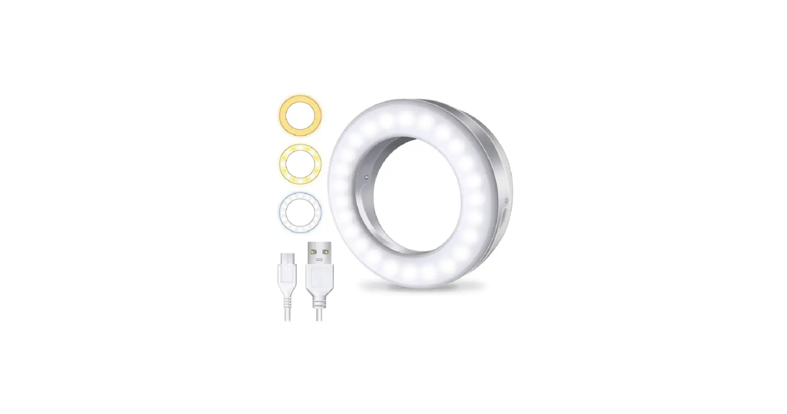 Meifigno 3 Modes Selfie Ring Light User Manual Meifigno 3 Modes Selfie Ring Light User Manual