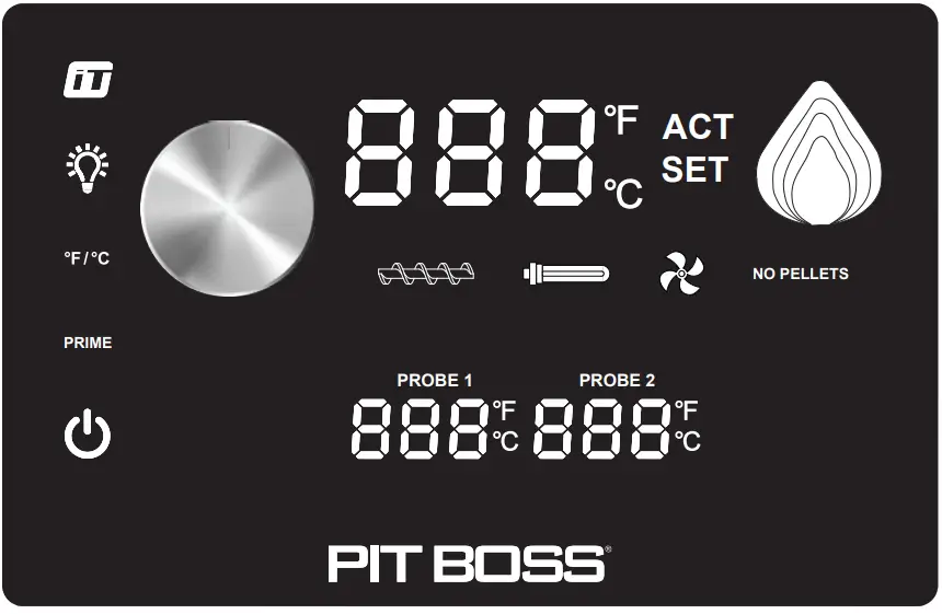 KC COMBO 300522 Wood Pellet and Griddle - CONTROL BOARD