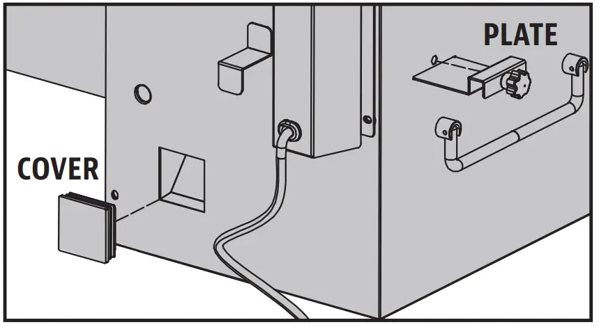 KC COMBO 300522 Wood Pellet and Griddle - HOPPER ASSEMBLY