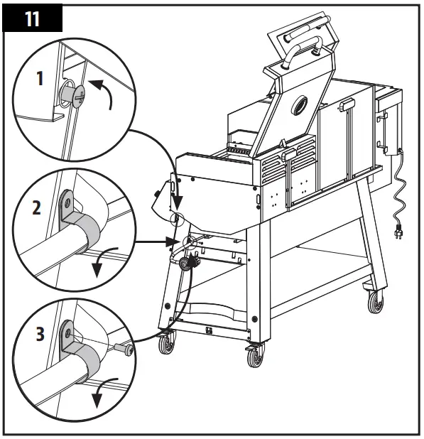 KC COMBO 300522 Wood Pellet and Griddle - assembly 12