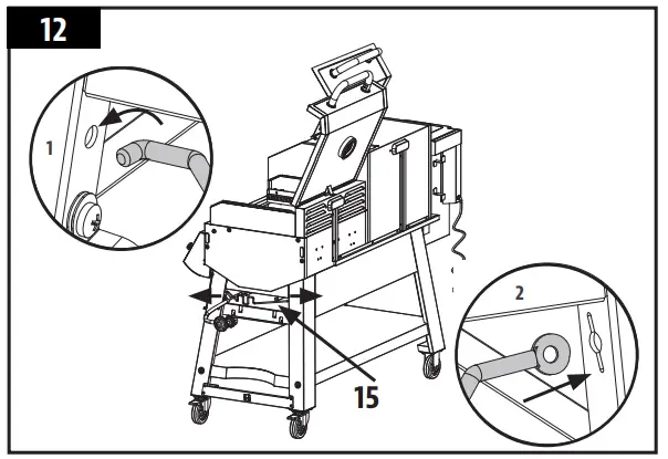 KC COMBO 300522 Wood Pellet and Griddle - assembly 13