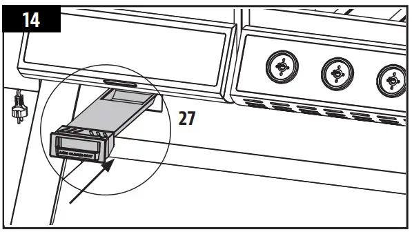 KC COMBO 300522 Wood Pellet and Griddle - assembly 15