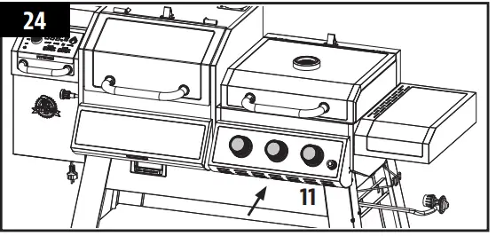 KC COMBO 300522 Wood Pellet and Griddle - assembly 26