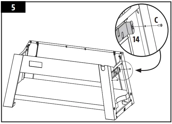 KC COMBO 300522 Wood Pellet and Griddle - assembly 6