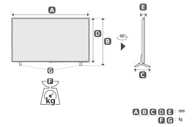 LG 43QNED75SRA Smart LED 5