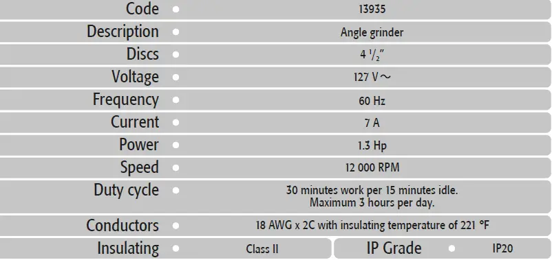 TRUPER-INDUSTRIAL-ERGO-4590-Angle-Grinder-fig-1
