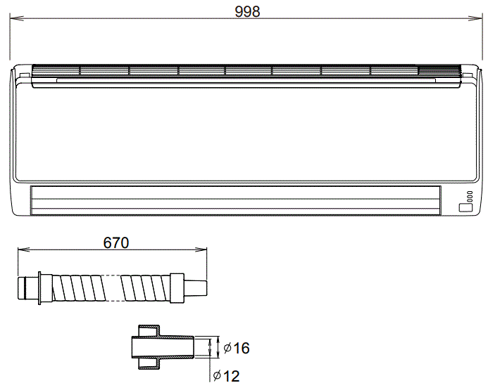 FUJITS-ASYG24LFCC-Split-Type-Room-Air-Conditioner-Wall-Mounted-Type-fig-1