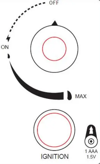 Xaralyn FR02-12-A1 Clean Fire System Fire Pit - parts 1