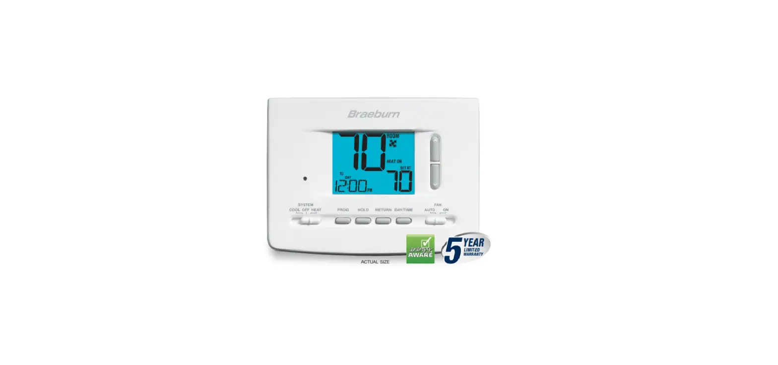 Braeburn 5220 Programmable Thermostat Product Specifications