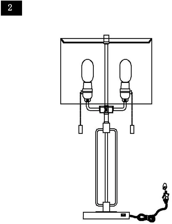 JONATHAN Y JYL1111A Hank Table Lamp - fig 2
