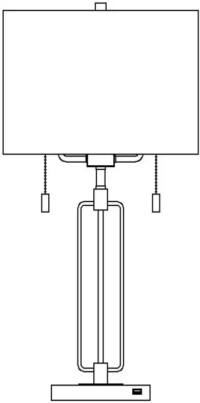 JONATHAN Y JYL1111A Hank Table Lamp