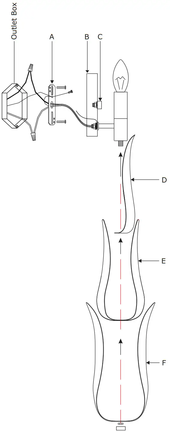 CRYSTORAMA 511 GA Broche One Light Wall Mount - PART NUMBER