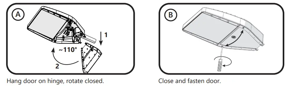 GE current GEH6049 LED Area Light - past pipe 2