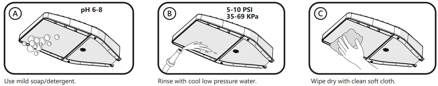 GE current GEH6049 LED Area Light - past pipe 3