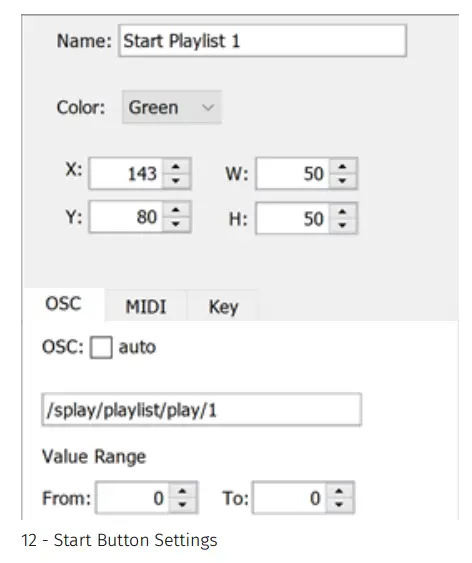 ENTTEC S PLAY Series Smart Lighting Controller - Button Settings