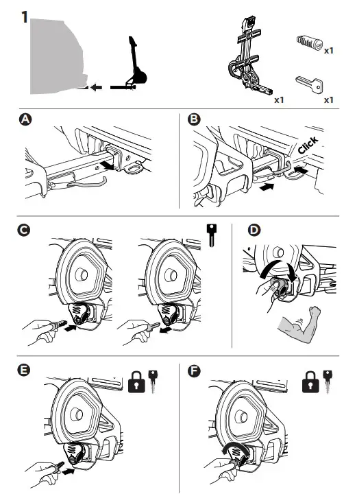 THULE 904450 2 Inch Hitch Bike Rack - fig 2