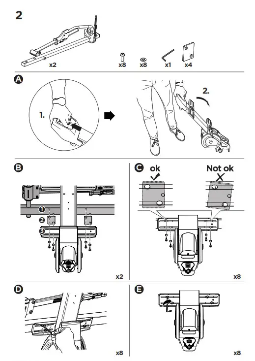 THULE 904450 2 Inch Hitch Bike Rack - fig 3