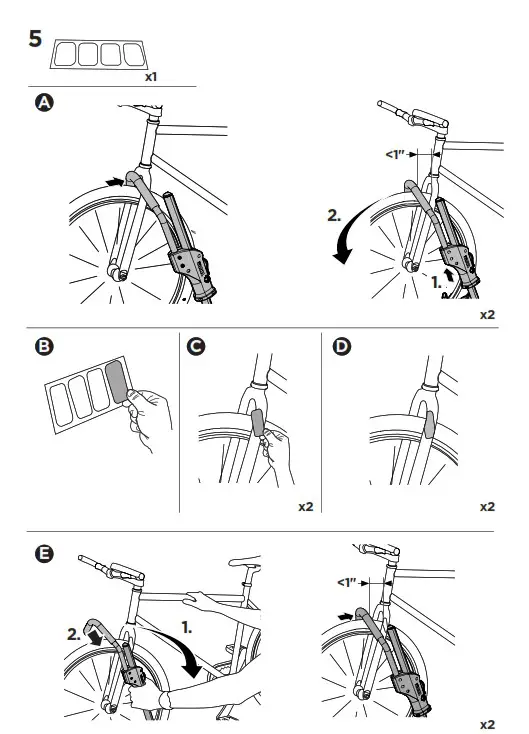 THULE 904450 2 Inch Hitch Bike Rack - fig 6