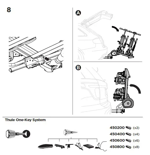 THULE 904450 2 Inch Hitch Bike Rack - fig 8