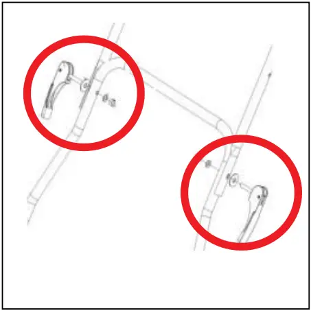 COBRA Fortis 14L Series Lawn Mower - Assembly of handlebar
