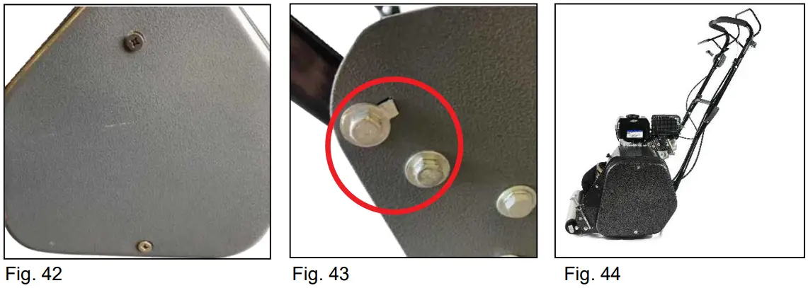 COBRA Fortis 14L Series Lawn Mower - Position Adjustment