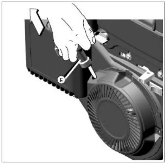 COBRA Fortis 14L Series Lawn Mower - starter grip