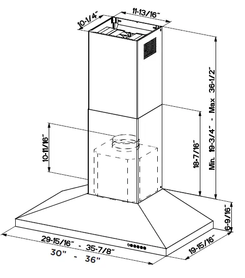 FABER-DAMA30SSV2-30-Inch-Pyramid-Wall-Hood-FIG-1