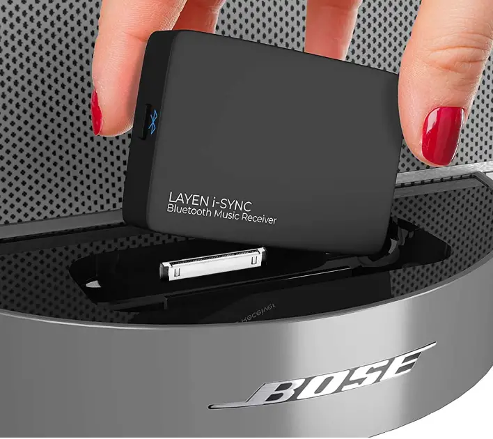 LAYEN-i-SYNC-30-Pin-Bluetooth-Adapter-Audio-Receiver-Product