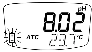 HANNA instruments HI9810442 Wireless pH Tester for Leather and Paper - LCD display 10