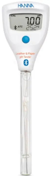 HANNA instruments HI9810442 Wireless pH Tester for Leather and Paper
