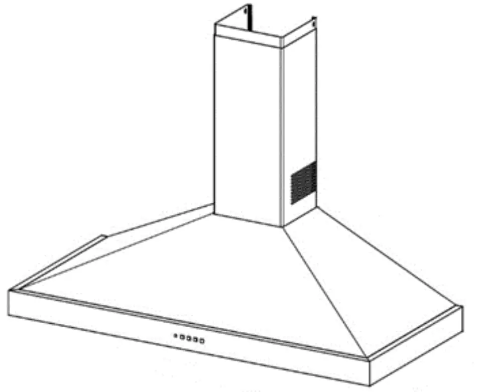 belling 100PYR Cookcentre Chimney Cooker Hood