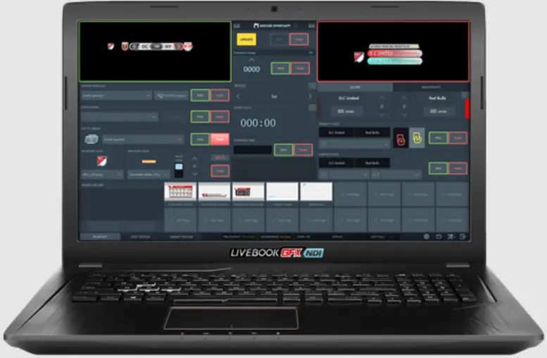 Daktronics LiveBook GFX SDI-NDI-LE Laptop PRODUCT
