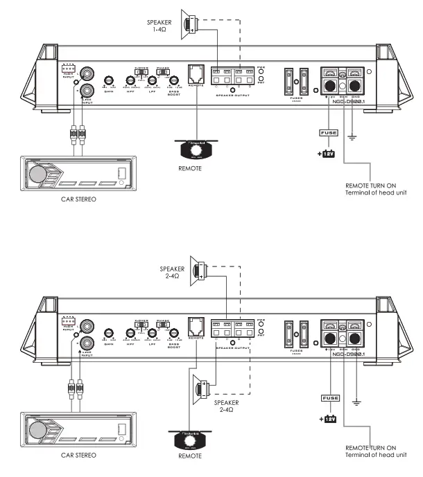 Nakamichi NGO D900 1 car Stereo Amplifier - fig 2