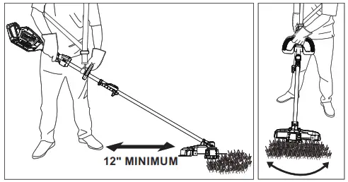 milwaukee 49-16-2717 M18 Fuel String Trimmer - Trimming