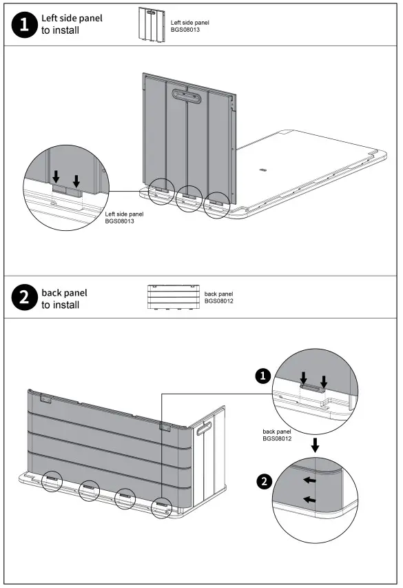 Kadehome GS08002 Small Single Cabinet - fig 5