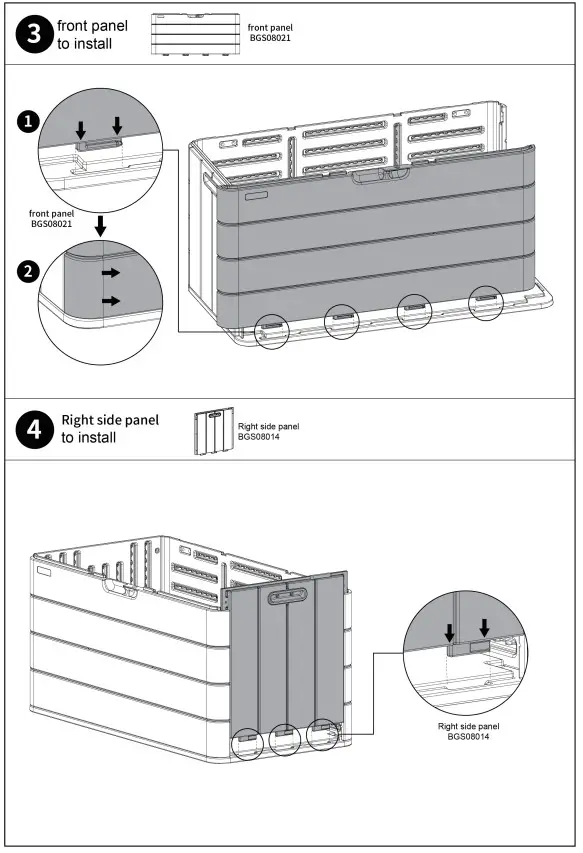 Kadehome GS08002 Small Single Cabinet - fig 6