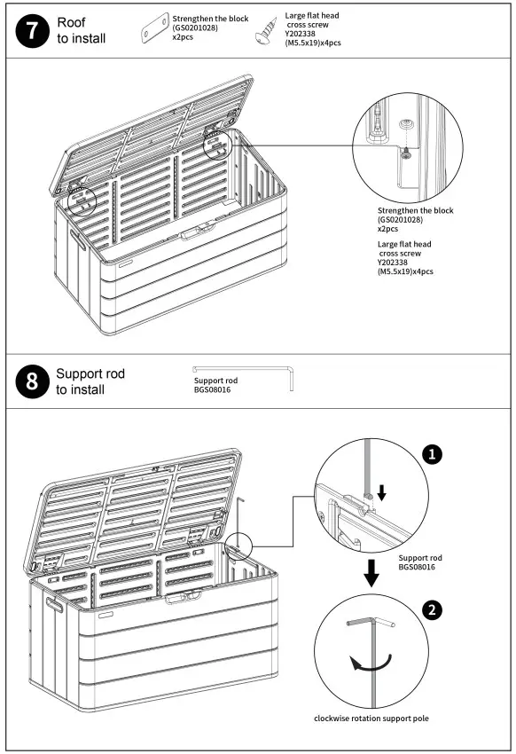 Kadehome GS08002 Small Single Cabinet - fig 8