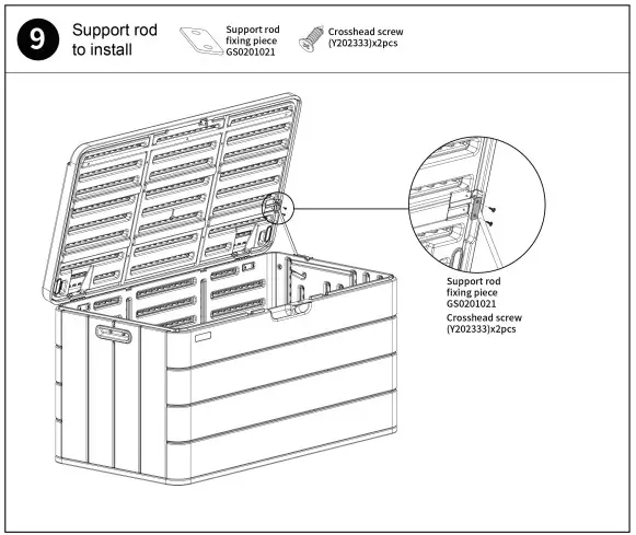 Kadehome GS08002 Small Single Cabinet - fig 9
