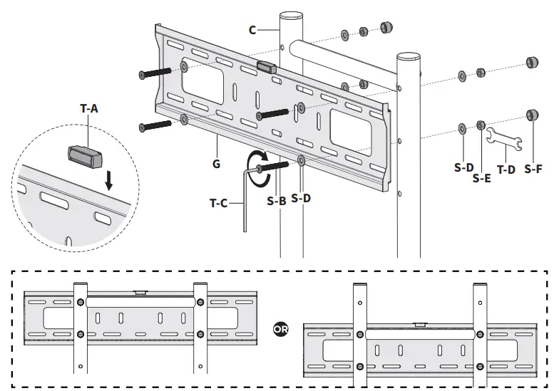 V-I-V-O-STAND-TV75BH-Black-Corner-TV-Stand-with-Dark-Walnut-Shelves-FIG-11