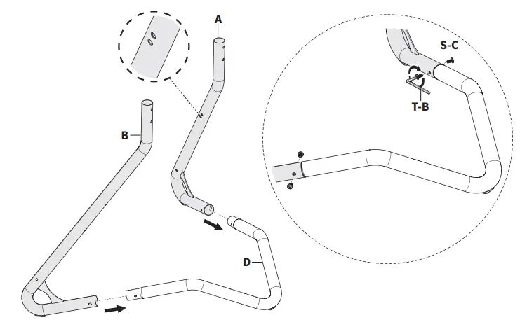 V-I-V-O-STAND-TV75BH-Black-Corner-TV-Stand-with-Dark-Walnut-Shelves-FIG-2