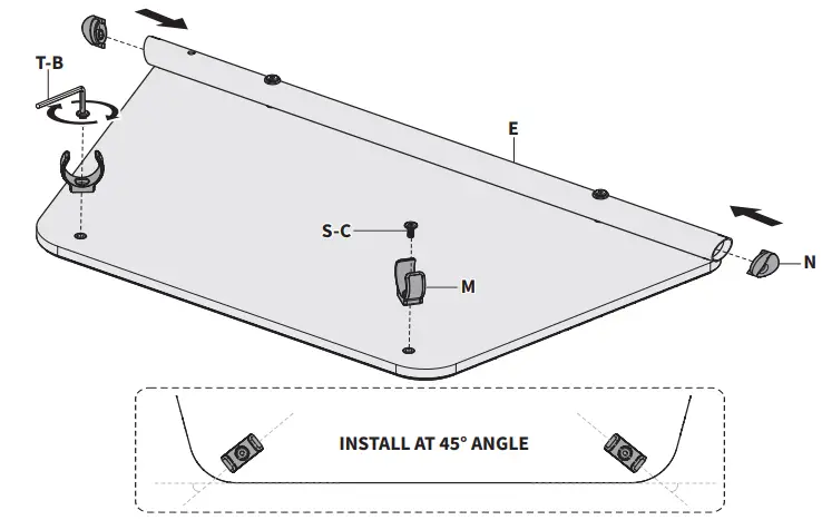 V-I-V-O-STAND-TV75BH-Black-Corner-TV-Stand-with-Dark-Walnut-Shelves-FIG-4