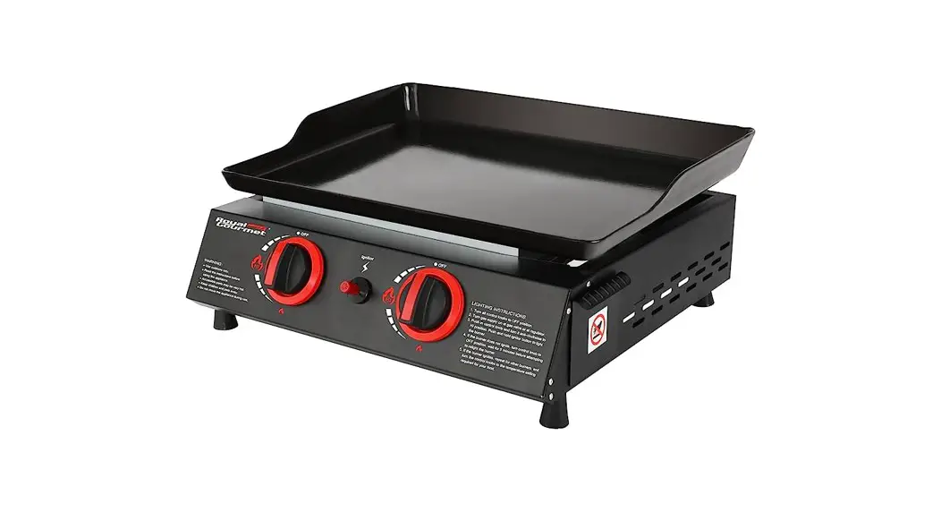 Royal Gourmet Pd1203a 2 Burner Portable Gas Griddle Instruction Manual