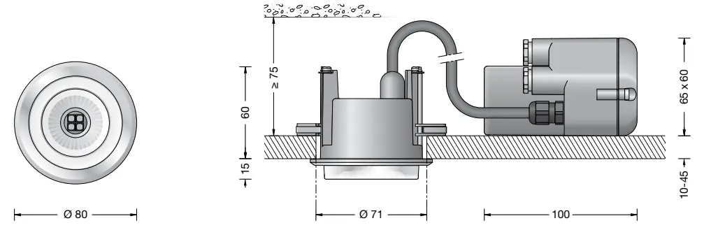 BEGA-50001.2-Recessed-Ceiling-Luminaire-FIG-1