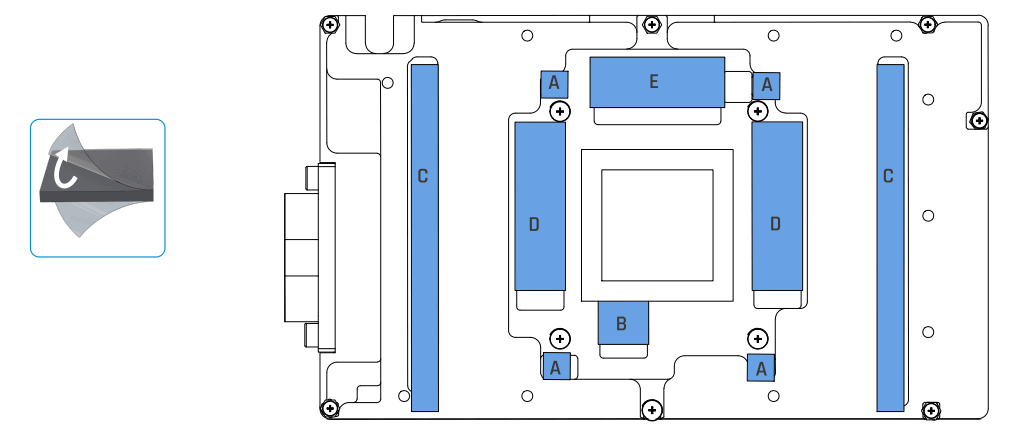 ALPHACOOL ES Geforce RTX 4090 with Backplate - Colling block