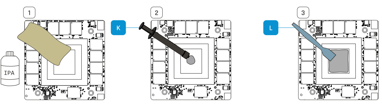 ALPHACOOL ES Geforce RTX 4090 with Backplate - Thermal Grease